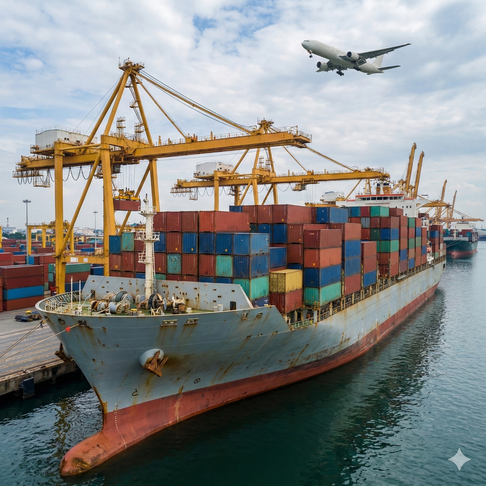 International Cargo Ship Logistics